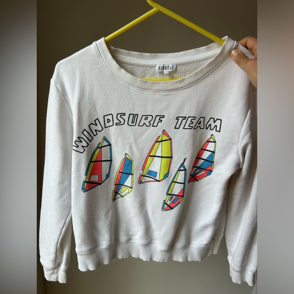 Claudie Pierlot lightweight graphic sweater